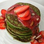 Spinach pancakes for a healthy breakfast