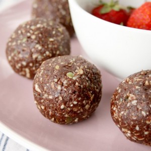 Salted raw cacao lime beauty bites